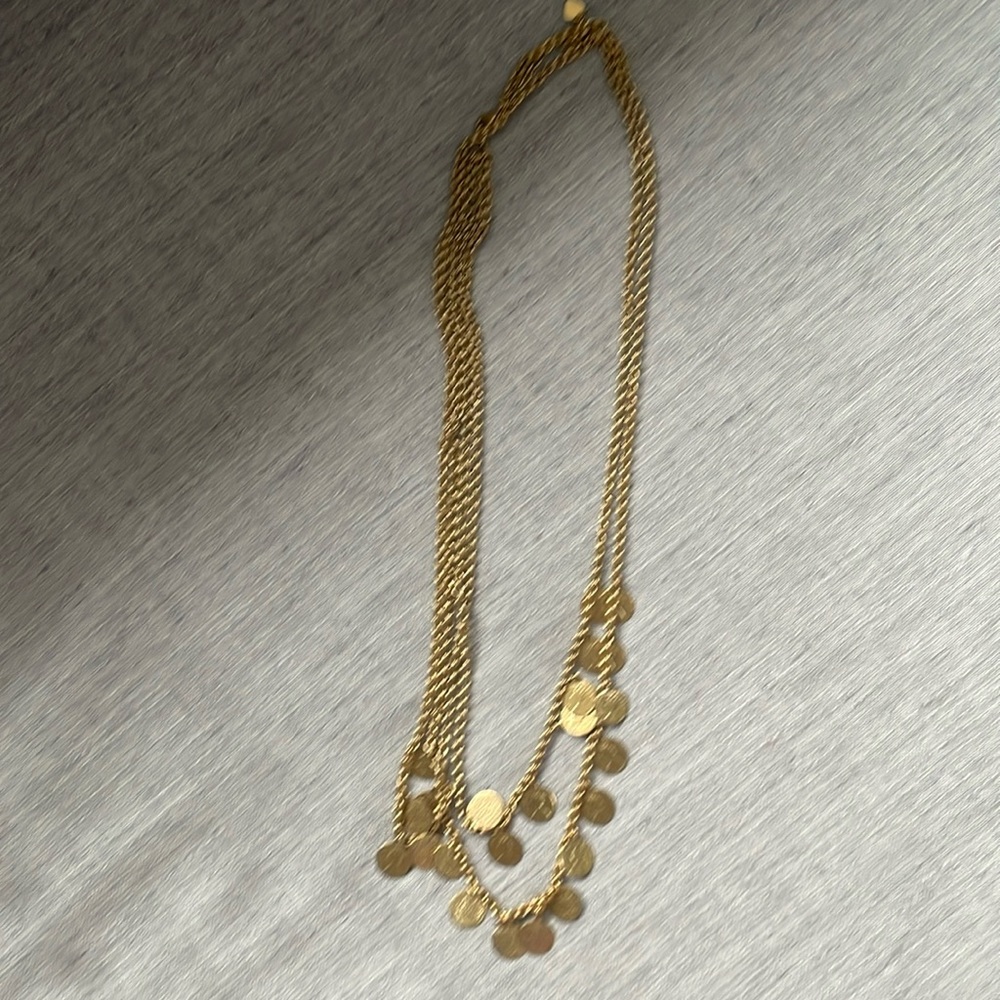 Stella and dot coin necklace